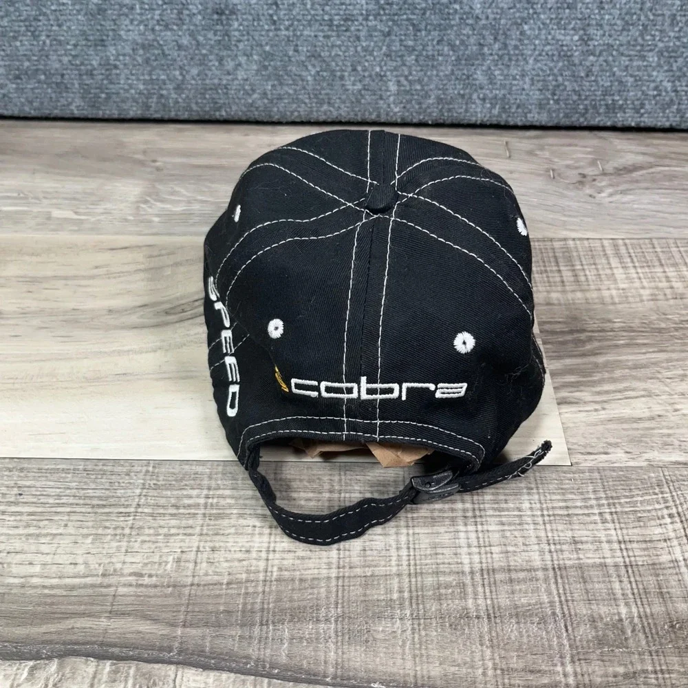 VTG Footjoy Cobra Speed Golf Hat Mens OSFA Adjustable Logo Black